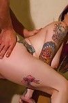 Submissive tattooed bitch has some severe anal fun and tastes some hot sex cream