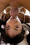 Petite ebony bitch Sarah gets fucked really raw with a big white cock