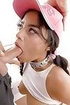 Petite teenage Latina Maya gets gangbanged seriously hard for a messy facial