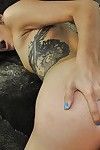 Nerdy tattooed MILF Eden Sinclair screaming during the time that anal penetartion