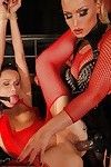 BDSM master Kathia Nobili is having fun with her lovely sex slaves