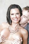 Busty MILF pornstar Veronica Avluv taking hardcore anal sex outdoors
