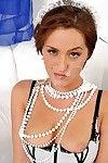 Horny maid in uniform Lindie receives her ass agile with a cock and toys