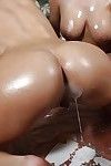 Amazing oiled booty of Ivana Sugar is being fucked with force!