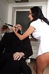 Cool French pornstar Anissa Kate yearns to play with her patient