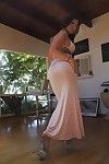 Curvaceous MILF Amy Brooke erotic dancing and masturbating her love holes
