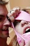 Teen pretty Nicole Ray gets her gentile licked and gets fucked blindfold