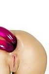 verleidelijk koningin op Hoog hakken roxxy Raye spelen met haar anaal speelgoed