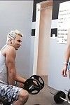 Sizzling sport blonde Shyla Stylez enjoys sweaty anal in the locker room