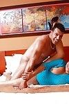Large latin chico doxy with largest arse benefits from her shaved cunt drilled hardcore