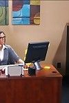 Hawt office Sekretär Jennifer schattigen Gewinne Ihr schön pussy gehämmert schwer