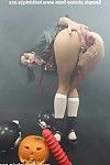 Hotkinkyjo dans halloween costume inserts jouet en l'anus