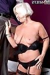 Granny jeannie loves to feel unyielding dick deep in her a-hole