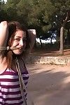 fabulous teen is made to suck shlong  get ass pounded in public