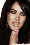 Sexual megan fox can\'t live without a large intense cock