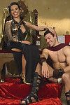 Goddess ts foxxy uses her palatable hard jock to tease and hurt a unpracticed servant