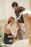 Sexual redhead attains assfucked