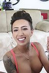 Bella bellz takes a big brown dick up the waste