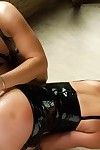 Rounded asian in latex gets dominated and ass fucked