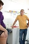 Chanel Preston removes her underclothing and gets her anal opening screwed in the laundry