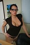 Fucking raunchy spectacled office babe Tory Lane gets unthinkable anal contentment in the office.