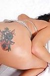 Juicy brunette Raylene with big sodden tattooed arse has anal sex of her lifetime