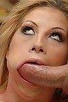 Gigantic meloned blonde Brooke Haven clothed in pink has anal fun with rock hard cock