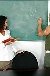 جبهة تحرير مورو الإسلامية المعلم في نظارات أدريانا ديفيل بنت أكثر لها مكتب و مارس الجنس