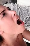Hot teen pornstar Casey Calvert taking doggy position fucking from want phallus