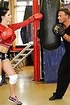 Pornstar Aletta Ocean is attracted to boxing and hardcore butt drilling