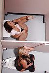 Insatiable girl-on-girl doxies Abella Danger and Phoenix Marie getting decadent