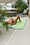 Moist MILF Flower Tucci receives her unblemished round a-hole pounded at the pool