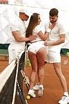 Европейский теннис плеер Amirah Адара спорт Анальный сперма в жопе позже открытый Стучать