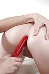 Europejski Kobieta na Kobieta Judy uśmiech daje czerwony seks zabawka w Drogie berinice