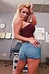 Boobsy pornstar Shyla Stylez receives anal group-bonked by a hungry doctor
