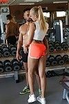 Rounded fairy doll Kayla New lovely painful anal drilling at gym