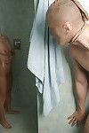 Nasty housewife attains caught on the bath