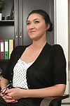 Secretary take down:boss & companions thong her up & cram her gentile with cum!