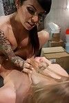 Foxxy spies on her coworker wanking & squirting all over the storage room s