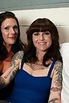tattoo confidential: ts Morgan Bailey domineert in een threesome!