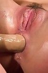 Forceful squirting and lezdom ass-pounding