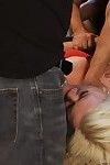 Titsy blond lives out her idea of being penetrated in always holes