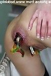Willowy hotty jams bottle in her gazoo and gummy bears also