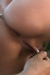 Doll acquires stripped, fixed firmly up and owned outdoor in public places