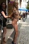 Queen purchases stripped, bound up and screwed outdoor in public places
