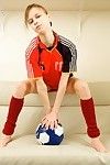 Juvenile raunchy soccer aficionado