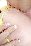 ronde assed Jennifer wit verkrijgt pov Facial precies na hengst neemt zijn gigantische wang verstoken van haar anaal Opening