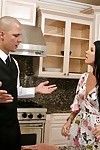 Impressive anal porn act performed by a hungry princess India Summer in the kitchen