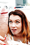 Mini pornstar Misha Cross winning  in jaw subsequently orally fixating 10-Pounder