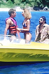 Sweaty vintage case Monica enjoys a dong sucking- sperm drinking Three-some on a boat